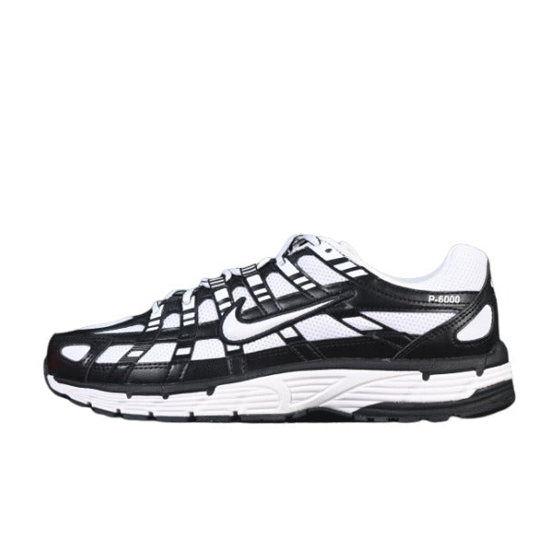 Nike P-6000 White and Black Running Shoes