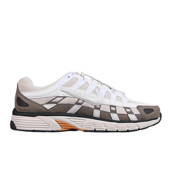 Nike P-6000 White and Brown Running Shoes