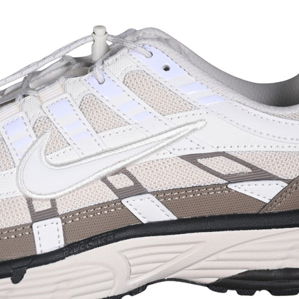 Nike P-6000 White and Brown Running Shoes