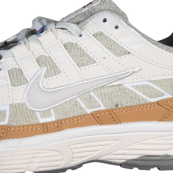 Nike P-6000 White and Brown Running Shoes
