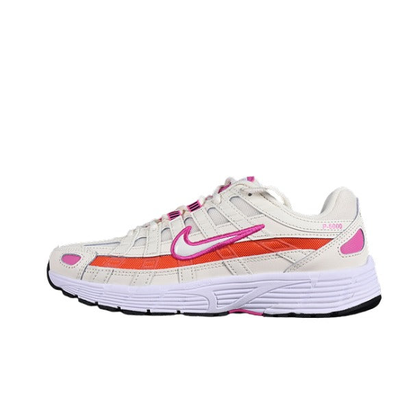 Nike P-6000 White and Pink Running Shoes
