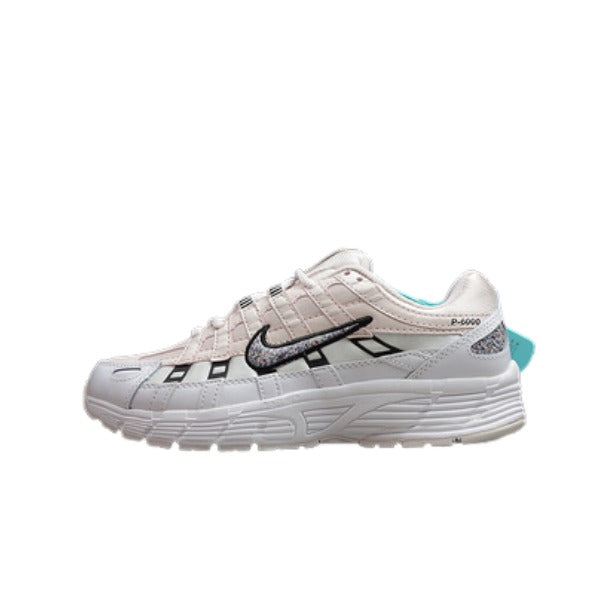 Nike P-6000 White and Pink Running Shoes