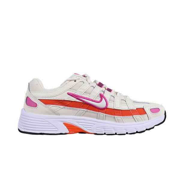 Nike P-6000 White and Pink Running Shoes