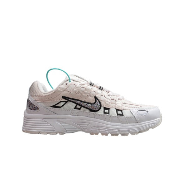 Nike P-6000 White and Pink Running Shoes