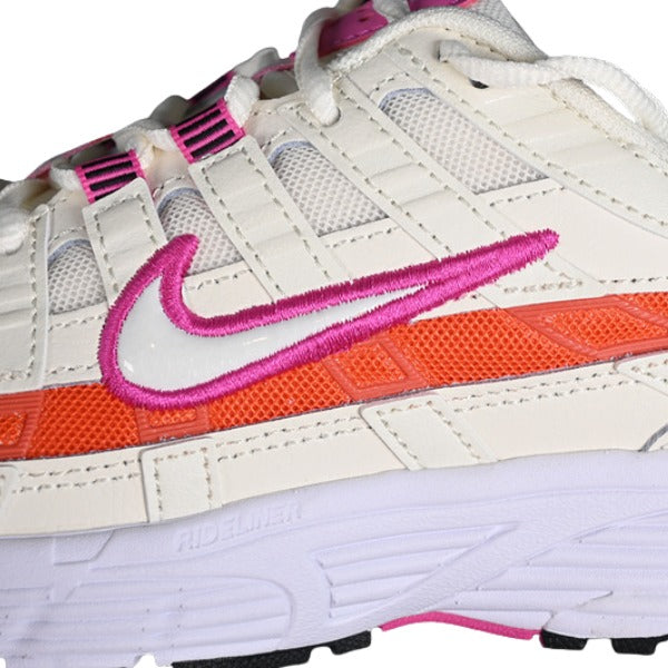 Nike P-6000 White and Pink Running Shoes