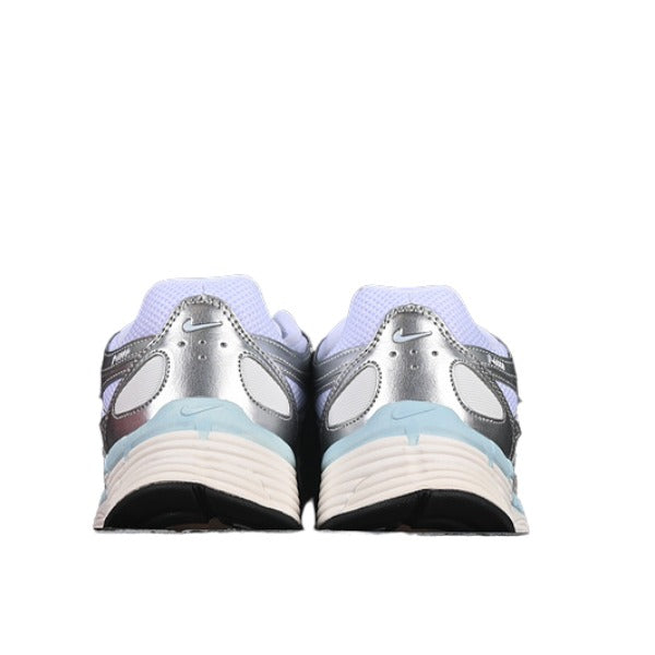 Nike P-6000 White and Silver Running Shoes