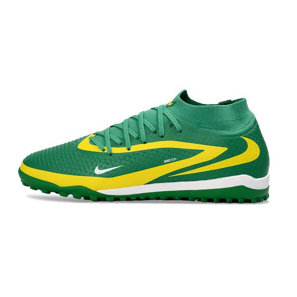 Nike Phantom 6 DF Elite Green and Yellow Turf TF Football Boot