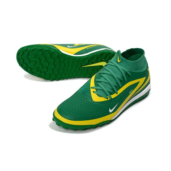 Nike Phantom 6 DF Elite Green and Yellow Turf TF Football Boot