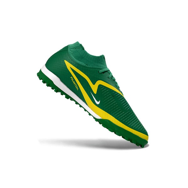 Nike Phantom 6 DF Elite Green and Yellow Turf TF Football Boot