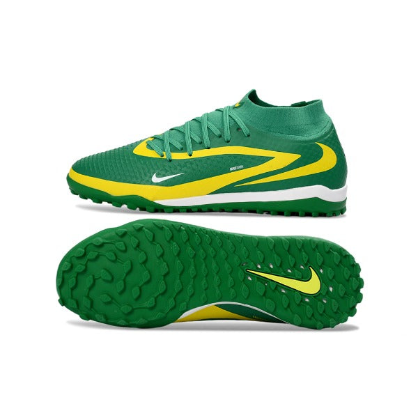 Nike Phantom 6 DF Elite Green and Yellow Turf TF Football Boot