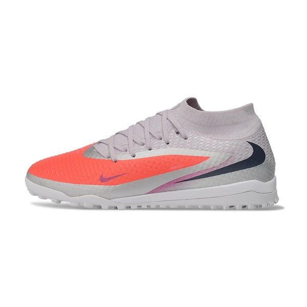 Nike Phantom 6 DF Elite Light Blue and Orange Turf TF Football Boot