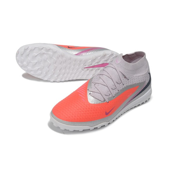 Nike Phantom 6 DF Elite Light Blue and Orange Turf TF Football Boot