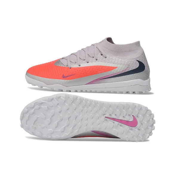 Nike Phantom 6 DF Elite Light Blue and Orange Turf TF Football Boot