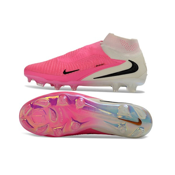 Nike Phantom 6 DF Elite Pink, White and Black Firm Ground FG Football Boot