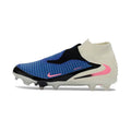 Nike Phantom 6 DF Elite White and Blue Pack Firm Ground FG Kids Football Boot