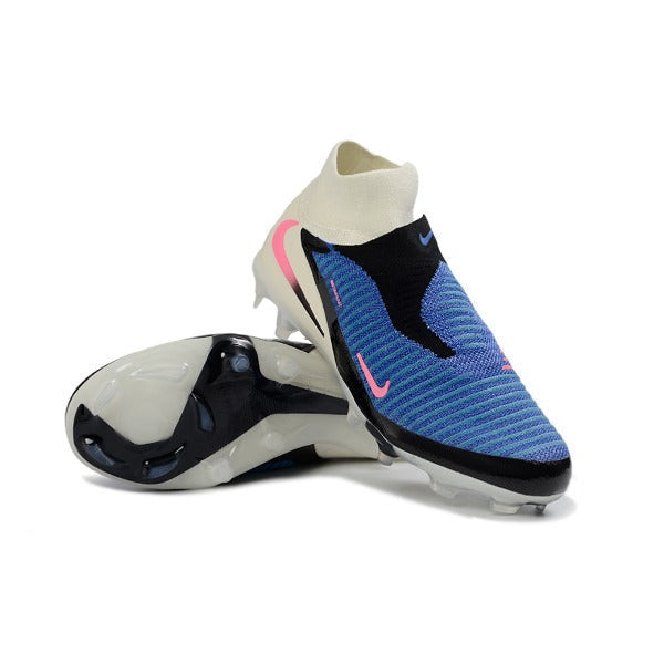 Nike Phantom 6 DF Elite White and Blue Pack Firm Ground FG Kids Football Boot