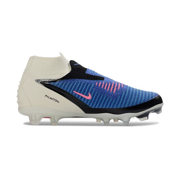 Nike Phantom 6 DF Elite White and Blue Pack Firm Ground FG Kids Football Boot