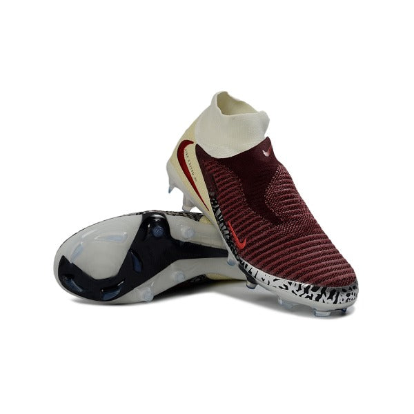 Nike Phantom 6 DF Elite White and Dark Red Pack Artificial Grass AG Kids Football Boot