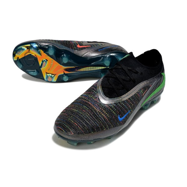 Nike Phantom 6 Elite Black and Gray FG