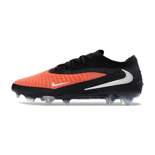 Nike Phantom 6 Elite Black and Orange Firm Ground FG Football Boot