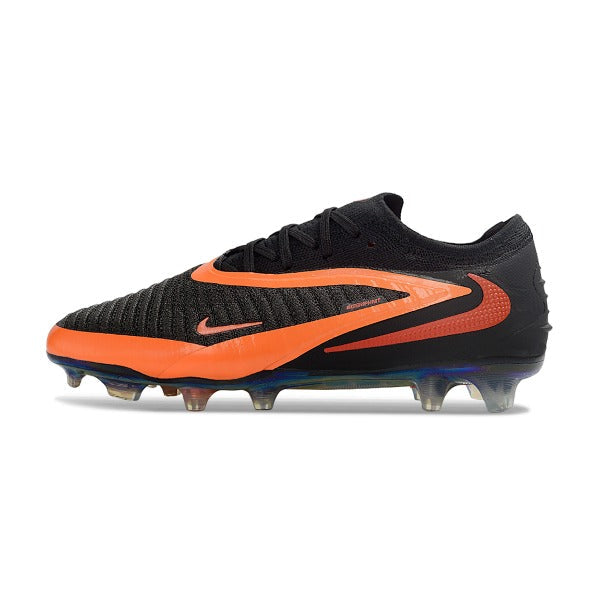 Nike Phantom 6 Elite Black and Orange Firm Ground FG Football Boot