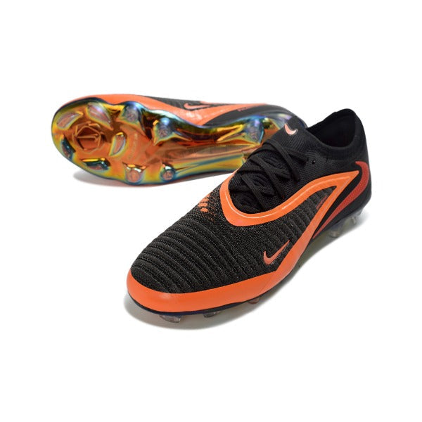 Nike Phantom 6 Elite Black and Orange Firm Ground FG Football Boot