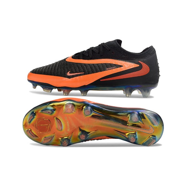 Nike Phantom 6 Elite Black and Orange Firm Ground FG Football Boot