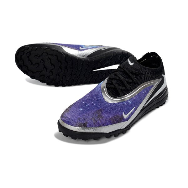 Nike Phantom 6 Elite Black Blue and Silver TF
