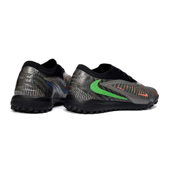 Nike Phantom 6 Elite Black, Gray and Green TF