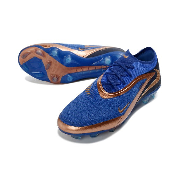 Nike Phantom 6 Elite Blue and Golden Firm Ground FG Football Boot