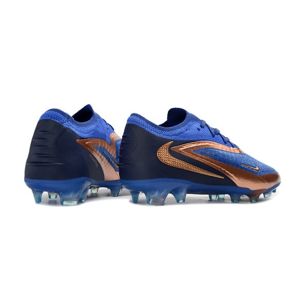 Nike Phantom 6 Elite Blue and Golden Firm Ground FG Football Boot