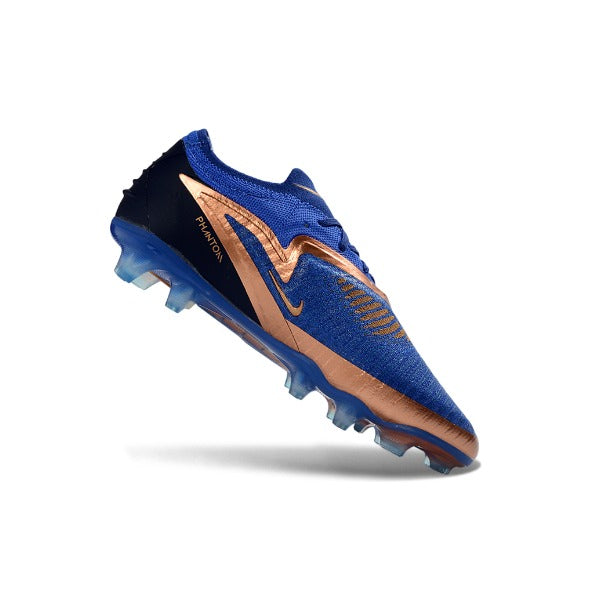 Nike Phantom 6 Elite Blue and Golden Firm Ground FG Football Boot