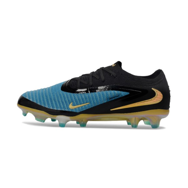 Nike Phantom 6 Elite Blue and Golden Firm Ground FG Kids Football Boot