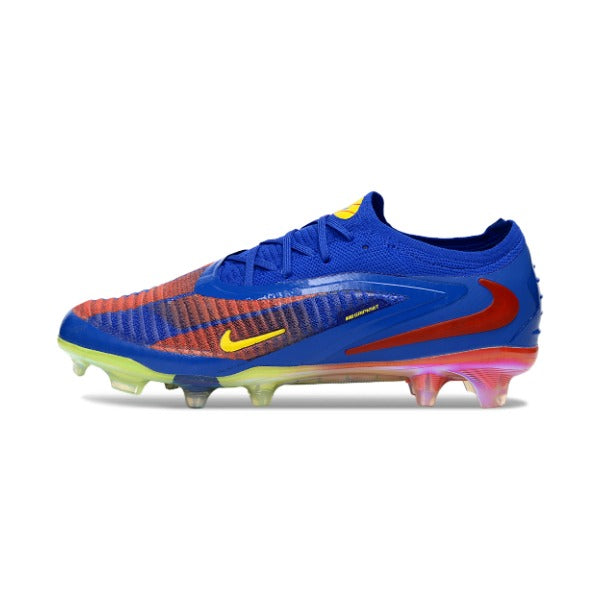 Nike Phantom 6 Elite Blue and Red Firm Ground FG Kids Football Boot