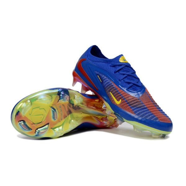 Nike Phantom 6 Elite Blue and Red Firm Ground FG Kids Football Boot