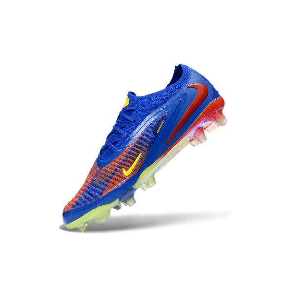 Nike Phantom 6 Elite Blue and Red Firm Ground FG Kids Football Boot