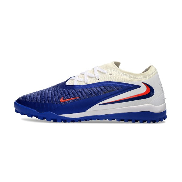 Nike Phantom 6 Elite Blue and White Turf TF Football Boot