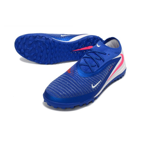 Nike Phantom 6 Elite Blue and White Turf TF Football Boot