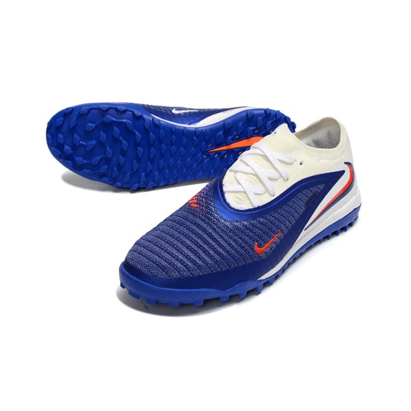 Nike Phantom 6 Elite Blue and White Turf TF Football Boot