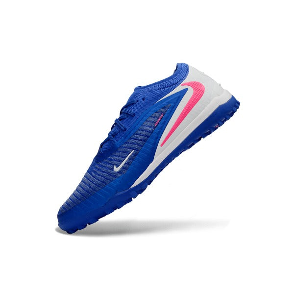 Nike Phantom 6 Elite Blue and White Turf TF Football Boot