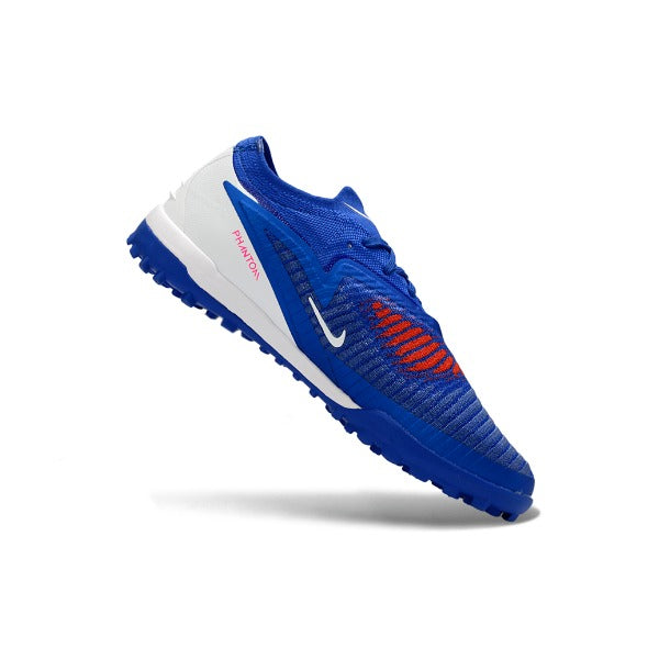 Nike Phantom 6 Elite Blue and White Turf TF Football Boot