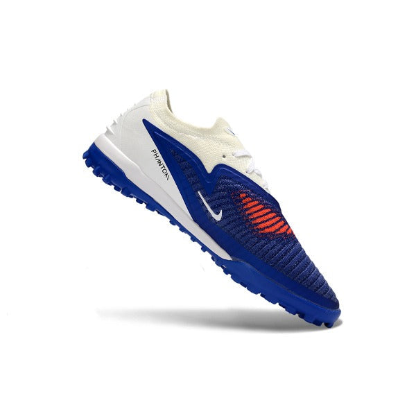 Nike Phantom 6 Elite Blue and White Turf TF Football Boot