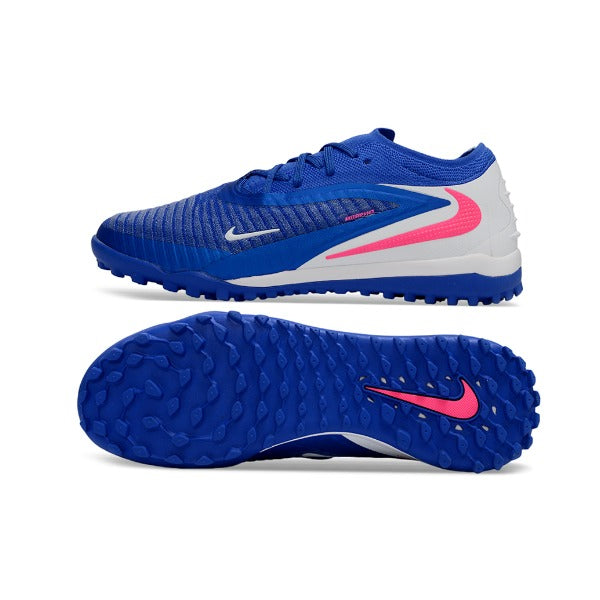 Nike Phantom 6 Elite Blue and White Turf TF Football Boot