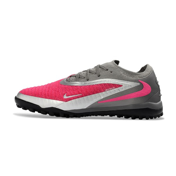 Nike Phantom 6 Elite Gray and Pink Turf TF Football Boot