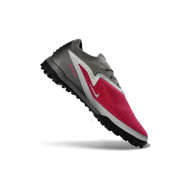 Nike Phantom 6 Elite Gray and Pink Turf TF Football Boot