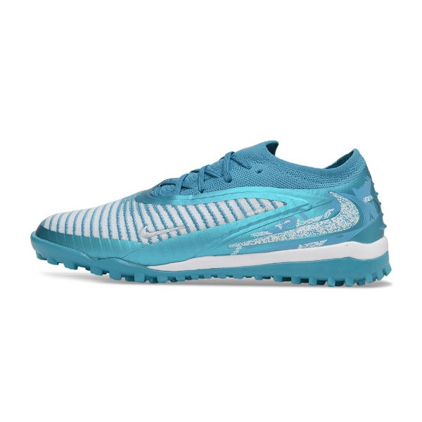 Nike Phantom 6 Elite Light Blue and White Turf TF Football Boot