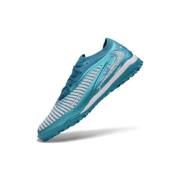 Nike Phantom 6 Elite Light Blue and White Turf TF Football Boot