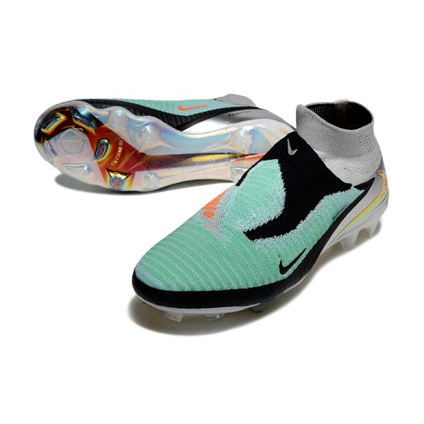 Nike Phantom 6 Elite Light Green and Silver FG