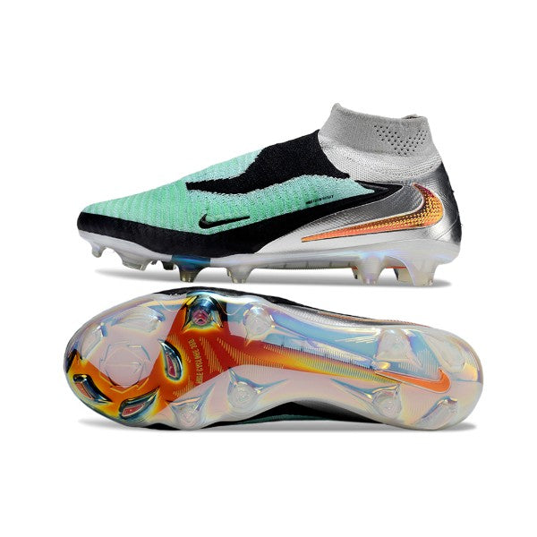 Nike Phantom 6 Elite Light Green and Silver FG
