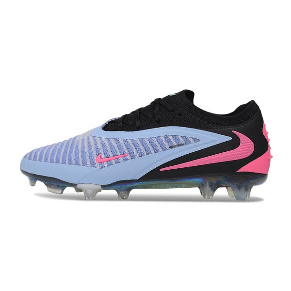 Nike Phantom 6 Elite Ligth Blue, Black and Pink Firm Ground FG Football Boot